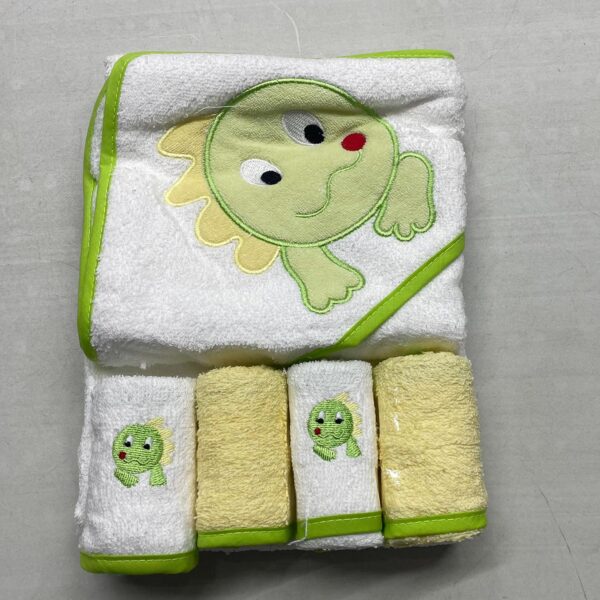 Hooded Towels with washclothes