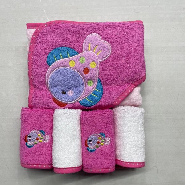 Hooded Towels with washclothes